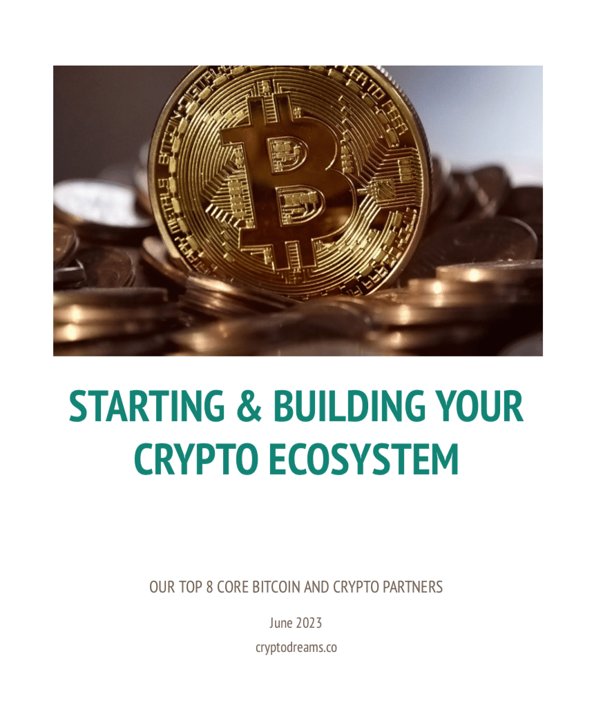 starting and building your crypto ecosystem booklet cover
